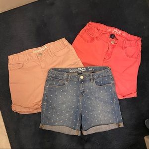 Gapkids girls midi shorts bundle